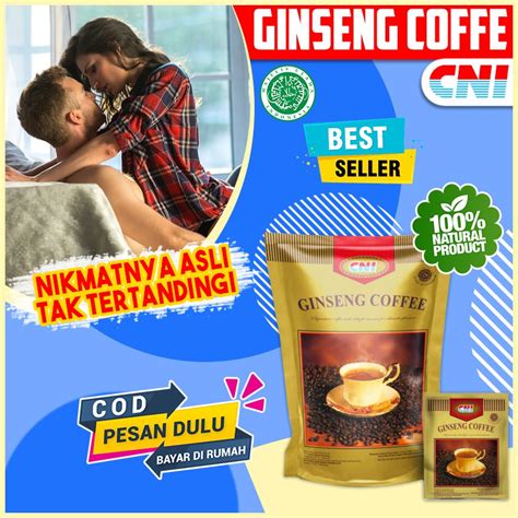 Jual Sachet Ginseng Coffee Cni Kopi Ginseng Premium Original Untuk