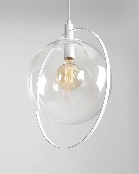 Lampa wisząca Aldex AURA WHITE TRANSPARENT Home Decori