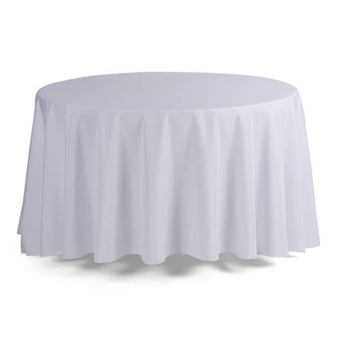 108 Round Polyester Tablecloth