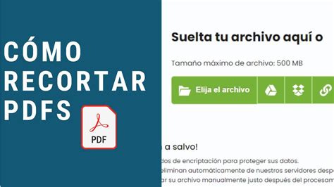 Cómo RECORTAR PDF online y GRATIS Método 2021 YouTube