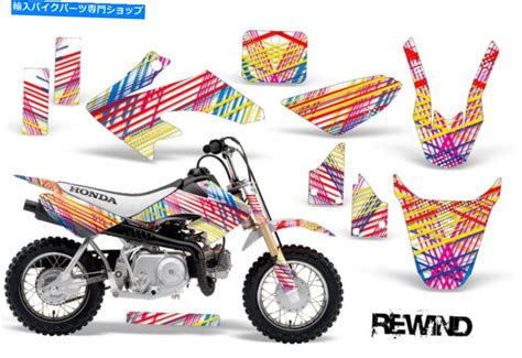 Graphics Decal Kit ホンダcrf50fダートバイクグラフィックスティックキットデカールラップmxデコ2004 2013