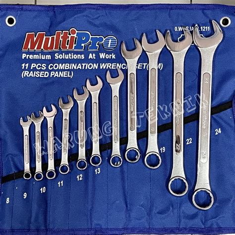 Jual KUNCI RING PAS SET 11 PCS 8 24 MM COMBINATION WRENCH SET 11