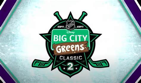 Real Hockey Gets Animated In New Promo For Big City Greens Classic 2