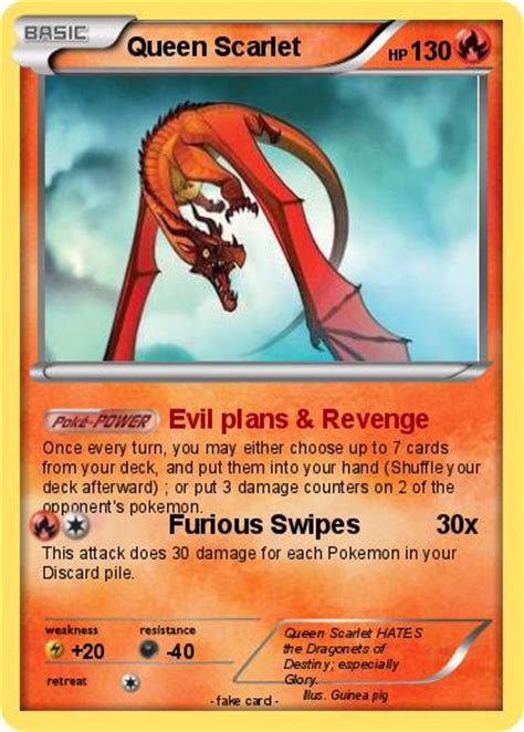 Pokémon Queen Scarlet 2 2 Evil Plans And Revenge My Pokemon Card