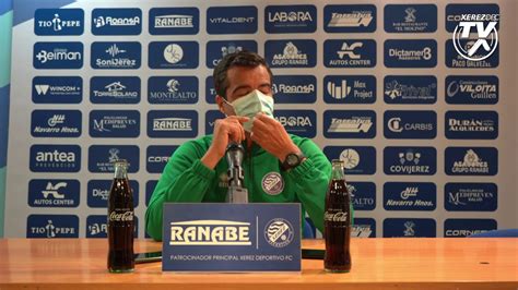 Rueda de prensa de José Pérez Herrera previa al partido frente a la UB