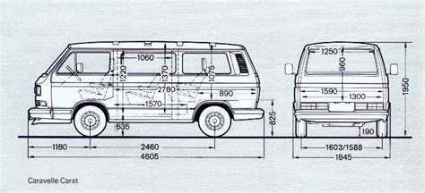 Vanagon Dimensions Volkswagen Type 3 Vw Syncro Vw Westfalia