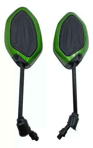 Espejos Akt Evo Nkd Ttx Xm Dt Tipo Original Verde Par Cuotas sin interés