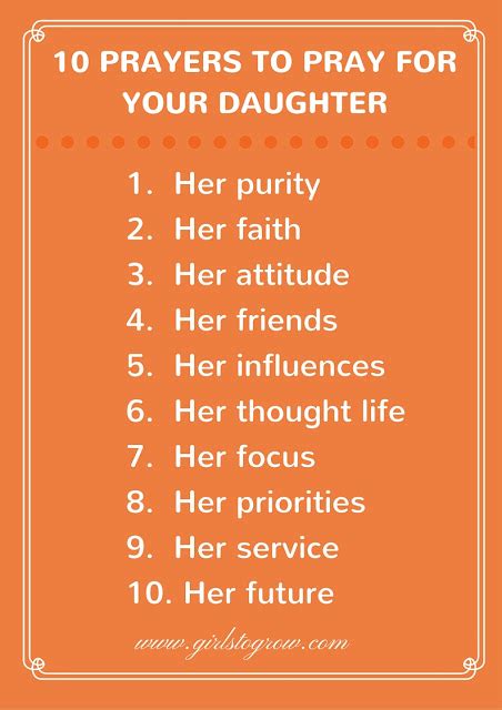 10 Prayers To Pray For Your Daughter Artofit