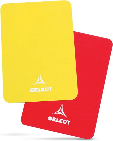 Select Carte D Arbitre Jaune Rouge Teamswear