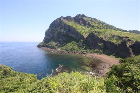 Zienswijze Van Het Jeju Eiland In Zuid Korea Stock Foto Image Of