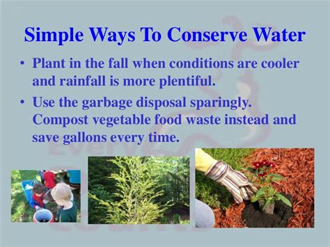 Water conservation ppt