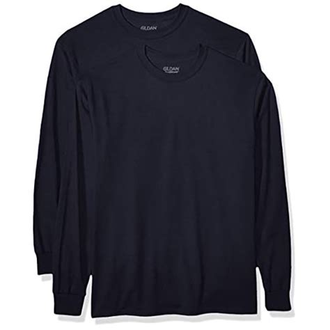 Gildan Mens Dryblend Long Sleeve T Shirt G840 Pack Of 2