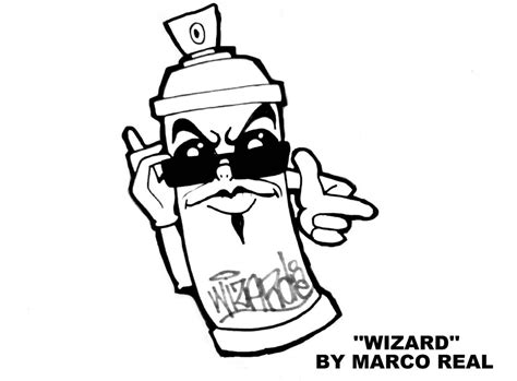 Graffiti Spray Can Characters By Wizard 49 Koleksi Gambar