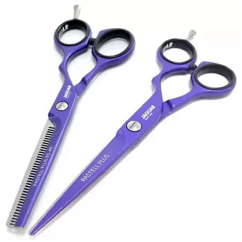 Kit Tijeras Jaguar Pastel Plus Corte Filo Navaja Pulir 5 5