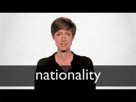 NATIONALITY definition in American English | Collins English Dictionary