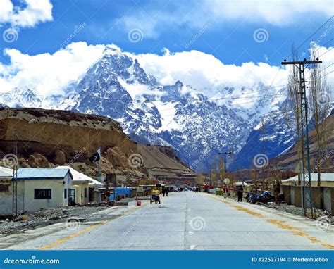 Sost Karakoram Highway Pakistan Editorial Stock Image Image Of