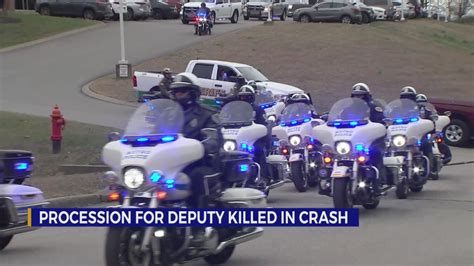 Procession Held For Maury Co Deputy Killed In Crash Wkrn News 2