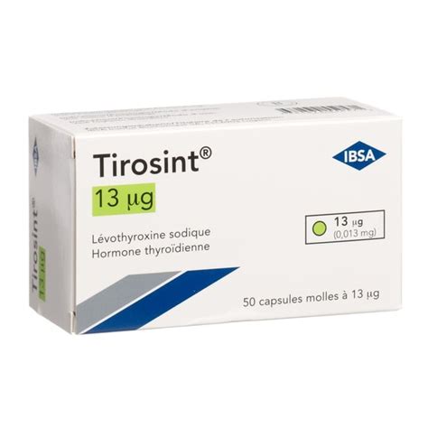 TIROSINT Caps Moll 13 Mcg Blist 50 Pce Pharmacie Sun Store