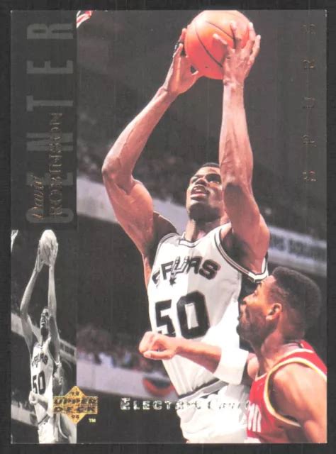 Upper Deck Dition Sp Ciale Cour Lectrique David Robinson