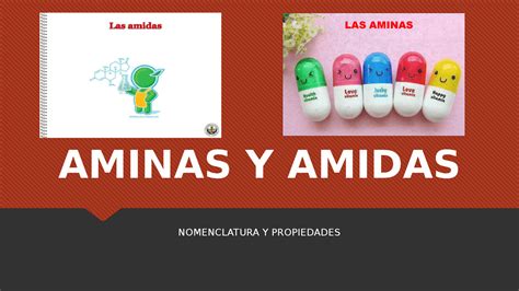 Aminas y amidas y nomenclatura Diapositivas de Química Orgánica Docsity