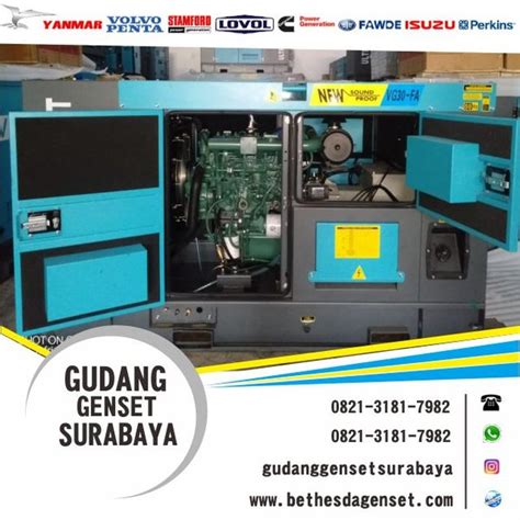 Jual Genset Silent FAWDE 20 Kva Genset 30 Kva 40 Kva Juga Tersedia