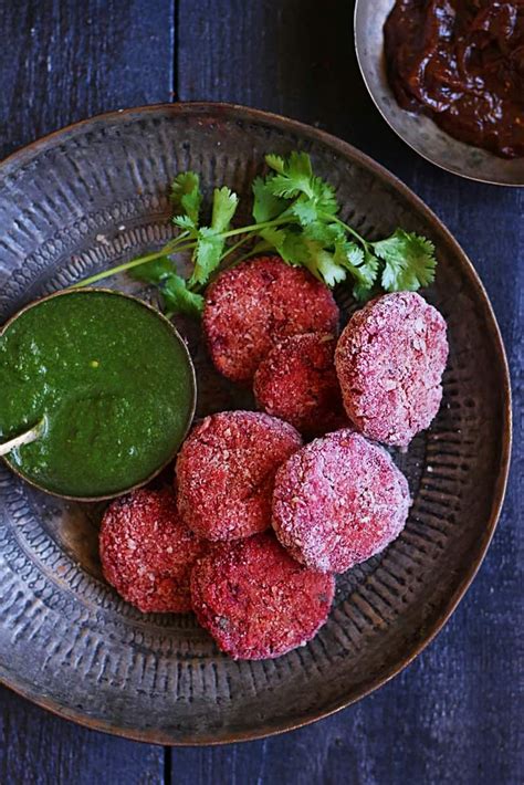 Beetroot Tikki Recipe With Step By Step Photos Sharing A Very Healthy And Tasty Evening Snack