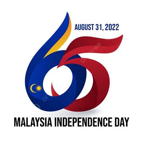 Gambar Desain Logo Hari Kemerdekaan Malaysia Ke Hari Malaysia Hari