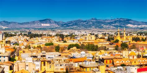 Nicosia City Of Cyprus Divided By A Wall