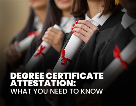 Degree Certificate Attestation Services Degree Attestation