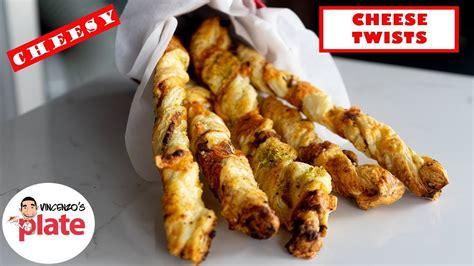 Cheese Twists Recipe Super Easy Puff Pastry Cheesy Twists Youtube