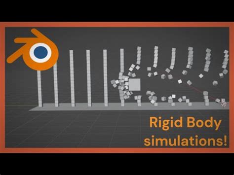 How To Make A Rigid Body Simulation In Blender YouTube