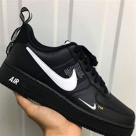 Tênis Nike Air Force 1 07 Lv8 Utility Preto branco Unissex 36 Tênis