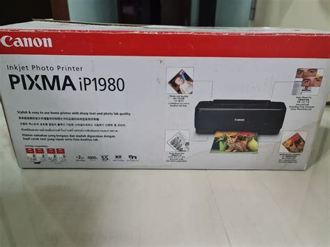 Canon Pixma Ip Inkjet Photo Printer Black Computers Tech