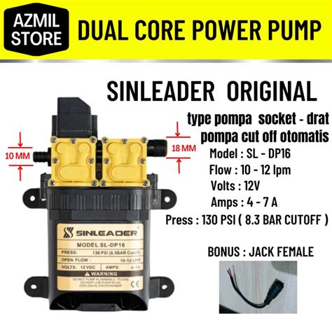 Jual Dinamo Pump Dual Pump Sinleader Sl Dp Dinamo Pompa Dc V