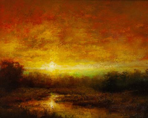 Sunset Orange Sky By John Andersen J Petter Galleries