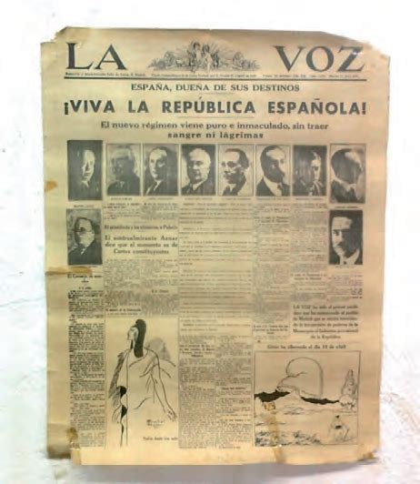 Segunda República Española 1931 1939 Política Cultura Y Sociedad En