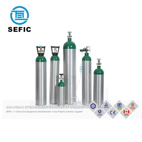 Medical Gas Equipments Aluminum Oxygen Gas Cylinder China Oxygen Cylinder And Oxygen Gas Cylinder