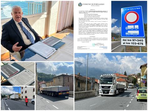 Imperia Definitivo Stop A Tir E Autoarticolati Sulla SS28 Sindaco Di