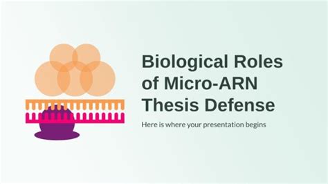 Apresentação Funções Biológicas Da Defesa De Tese Micro Arn