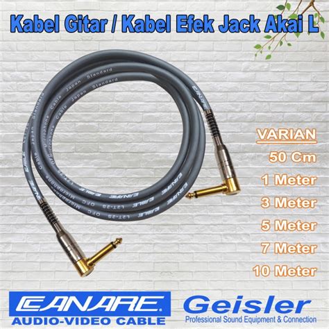 Jual Juan Kabel Gitar Kabel Bass Jumper Efek Gitar Jack Akai L