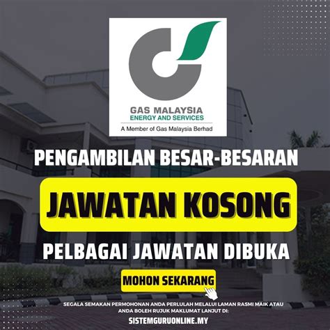 Jawatan Kosong Gas Malaysia Berhad 2023 Pelbagai Jawatan Dibuka