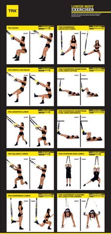 30 Minute Trx workout plan printable for at Gym | Holiday Workout Challenge