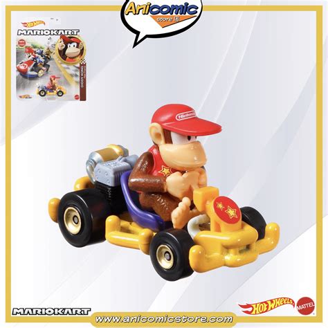 Hot Wheels Diddy Kong Pipe Frame Mario Kart