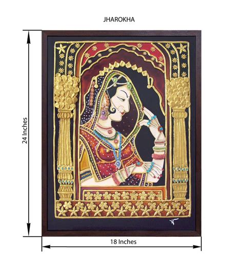 Ancient Art Handmade Jharokha Painting, Size: 18 X 24 at best price in Bengaluru