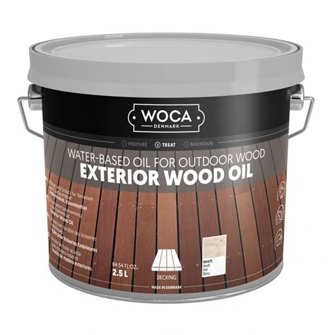 Woca Exterior Wood Oil White L