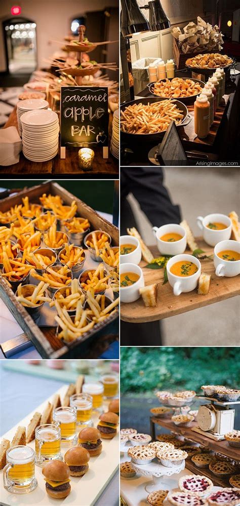 25 Fall Wedding Food Ideas Your Guests Will Love