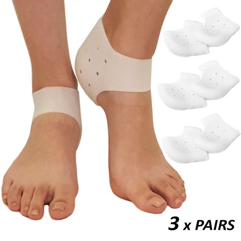 Plantar Fasciitis Inserts Heel Protectors Silicone Gel Cups For Bone