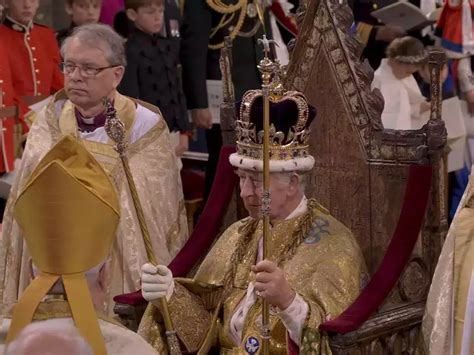 Photos Show The Moment Charles Was Officially Crowned King Making