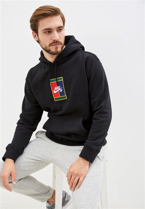 Худи Nike M Nk Sb Gfx Hoodie 1 цвет черный Rtlaat049801 — купить в