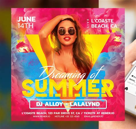 10 Summer Party Flyer Templates Psd Ksioks